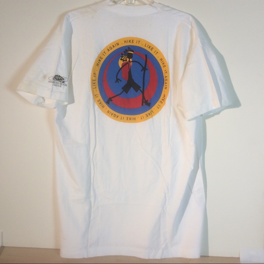 Vintage Starved Rock Illinois Park T Shirt *STAINS